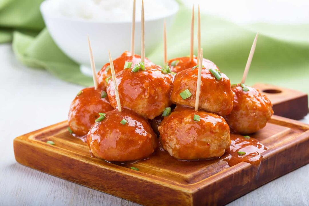 meatballs para sa gluten-free na diyeta