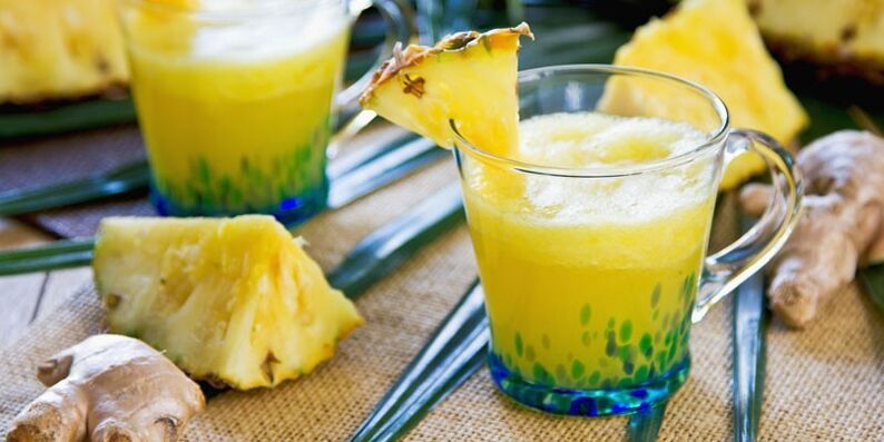 pineapple smoothie para sa pagbaba ng timbang